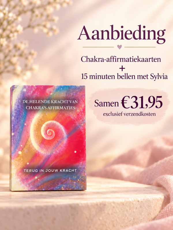 Aanbieding: Chakradeck + 15 minuten Bel Sylvia