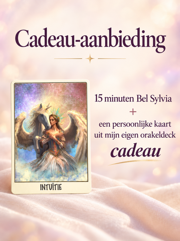 Cadeau aanbieding: 15 minuten Bel Sylvia + persoonlijke orakelkaart