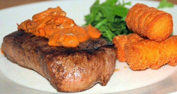 250 GRAM STROGANOFF SAUS. heerlijk bij Kipfilet, Schnitzels, Varkenshaas, Biefstuk enz...