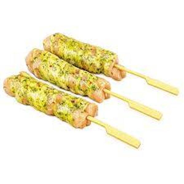 2 STUKS KIP OP STOK. kipfiletspies - rookspek - heerlijke kerriemarinade
