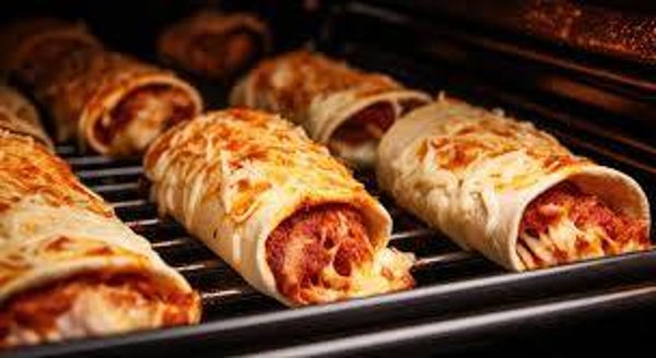 MEXICAANSE ROL. tortilla met heerlijk gekruid gehakt en kaas