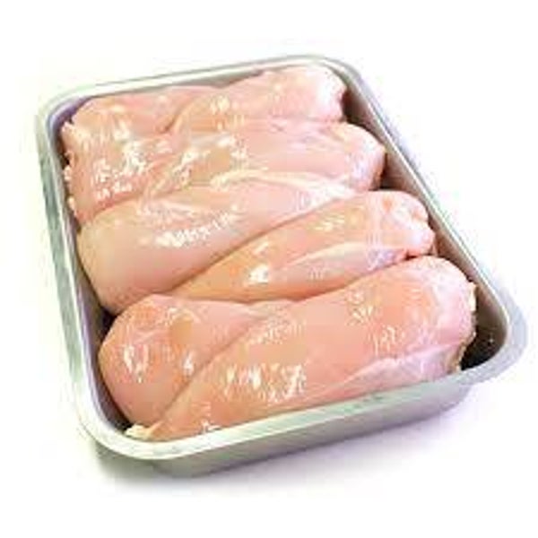 1000 GRAM VERSE KIPFILET. panklaar & extra schoongemaakt.