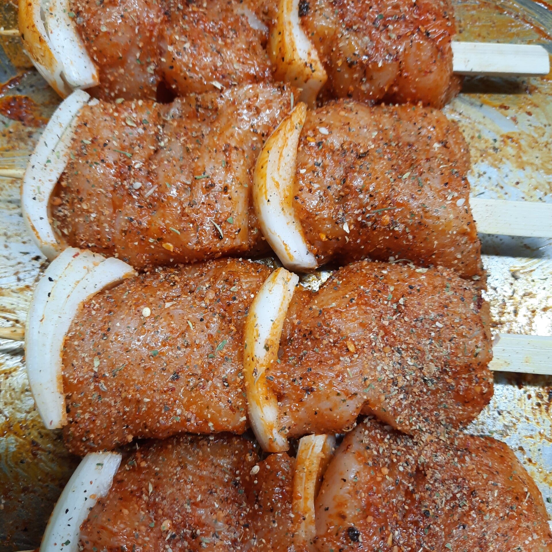 2 X 125 GRAM ARGENTIJNSE KIPSPIES. kipfilet-ui-argentijnse olie