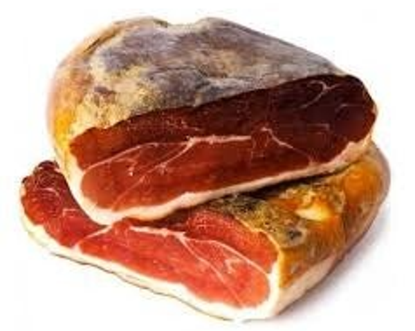 70 GRAM SERRANO HAM. in plukjes dun gesneden Spaanse ham