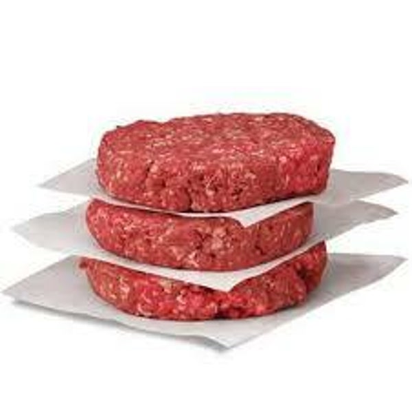 HAMBURGERS 100% RUNDVLEES.
