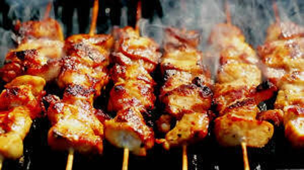 2 X 100 GRAM KIPSATE SPIES XL. super voor grill & bbq.