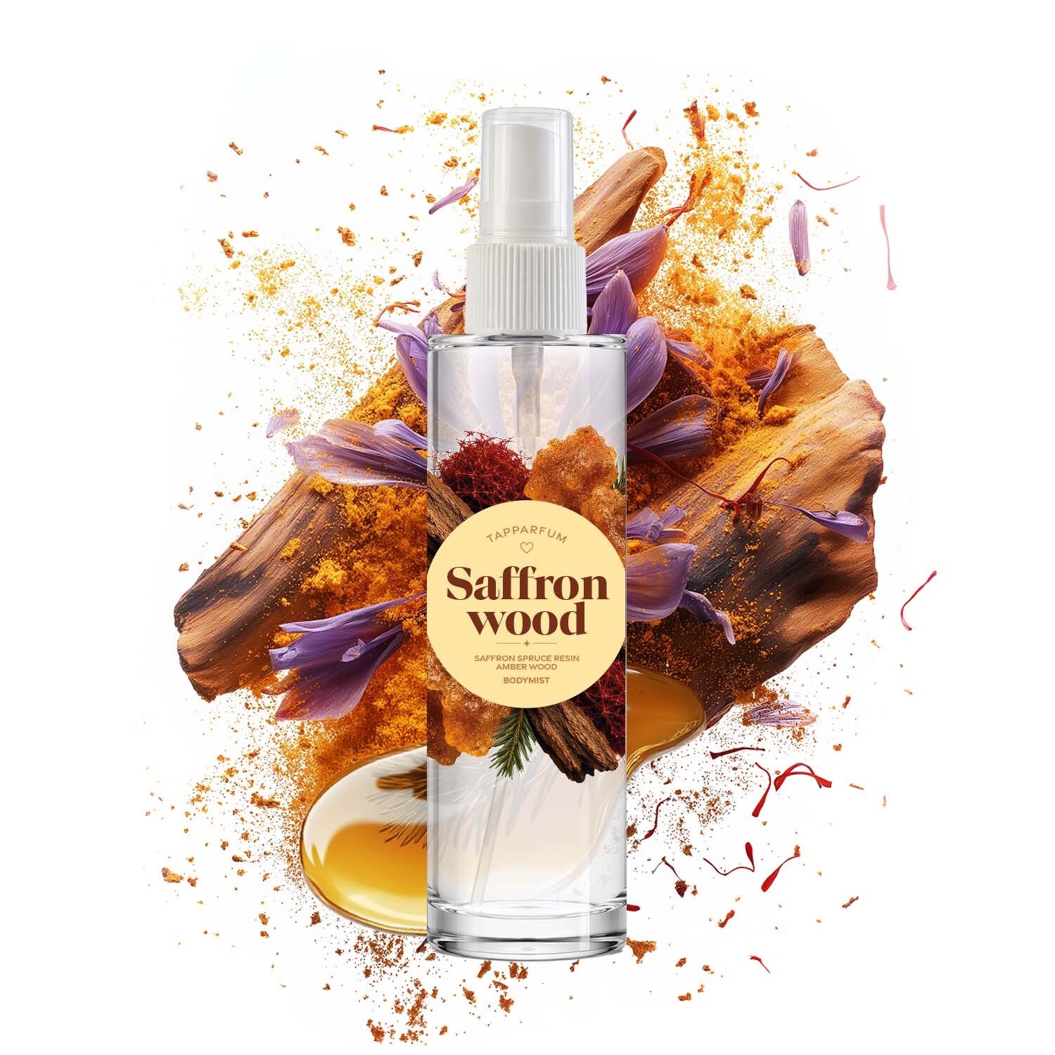 Bodymist Saffron wood (TN016)