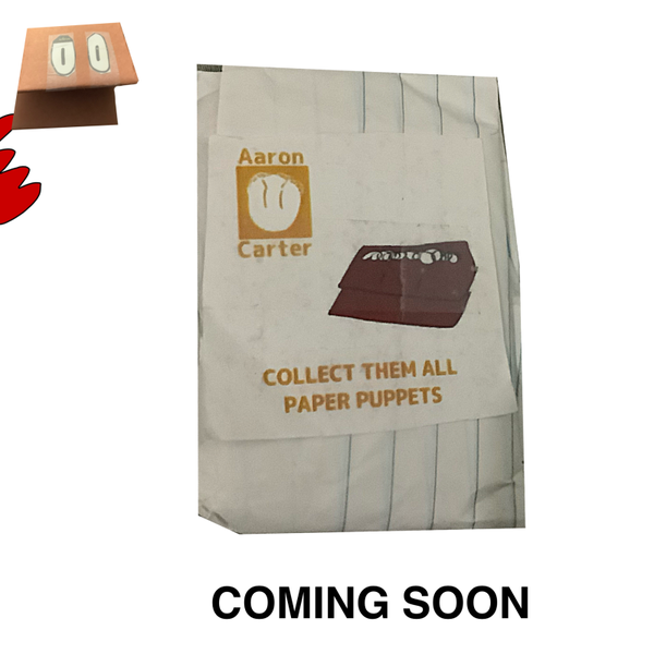 Aaron Carter | Catch ‘Em All Paper Puppets (Coming Very Soon)