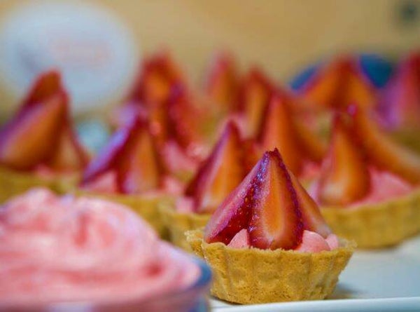 Gebakjes - per stuk - aardbeien