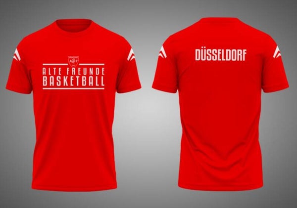 🔴 Rot mit Schriftzug „Alte Freunde“