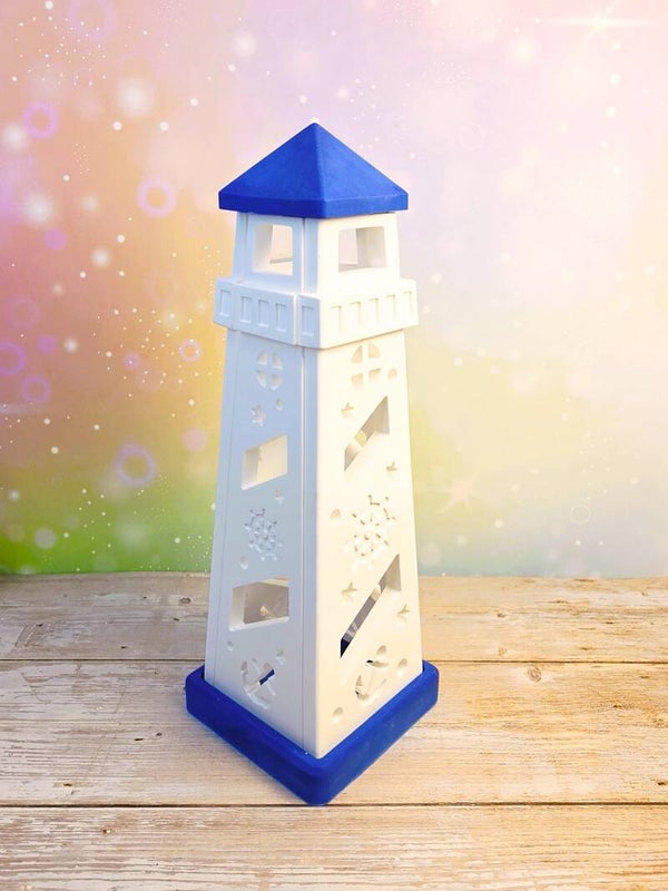 (Gi)Leuchtturm -Windlicht