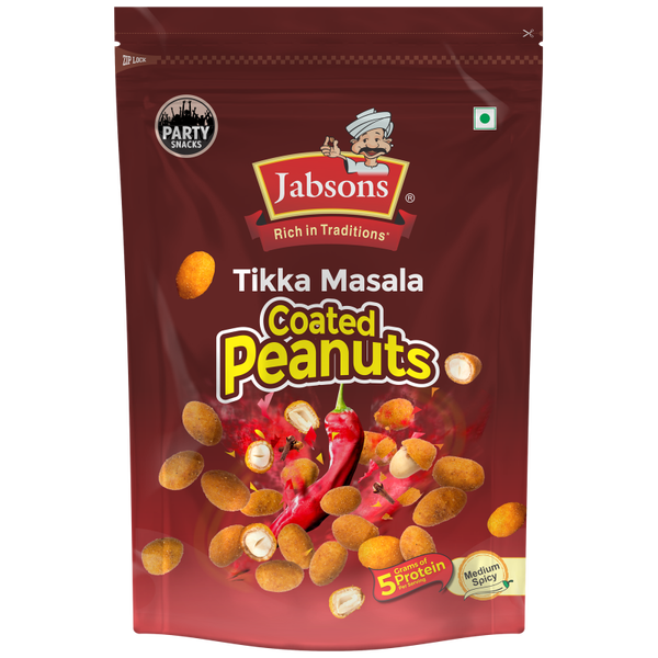 Jabsons Tikka Masala Coated Peanuts 200g