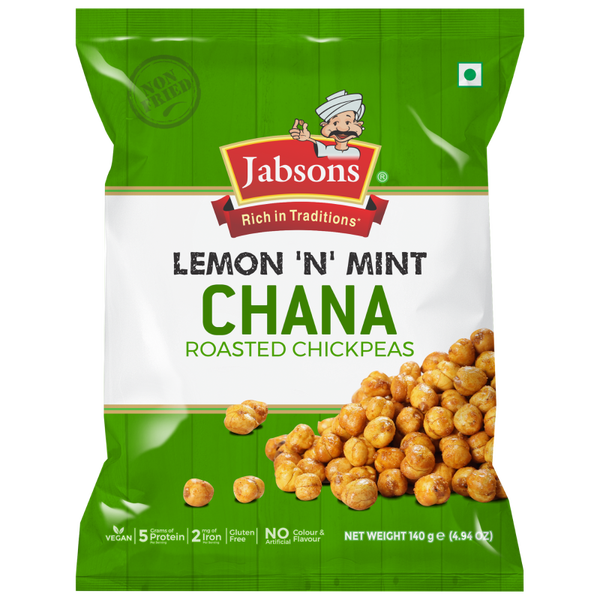 Jabsons Roasted Chana Nimboo Pudina 140g