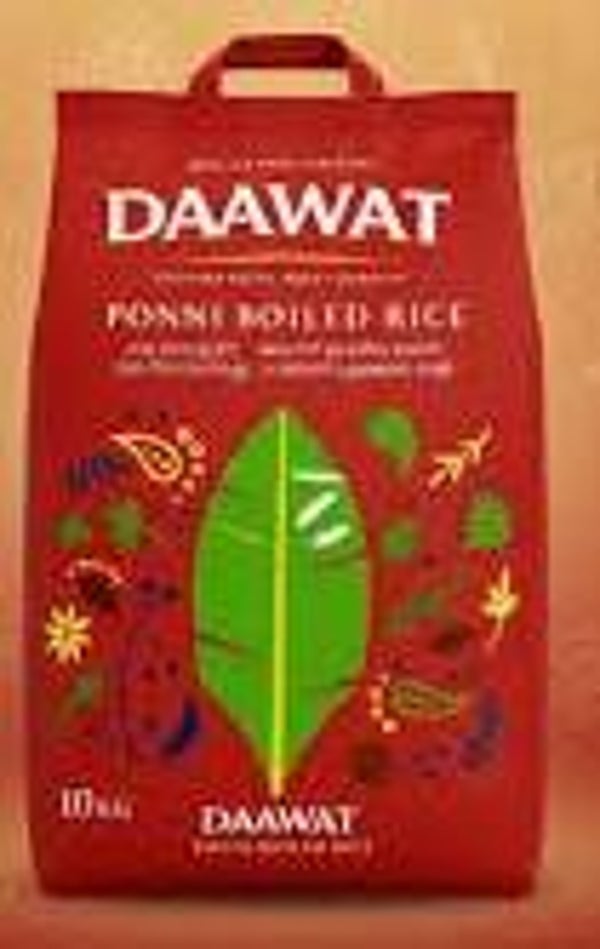 Daawat Ponni Boiled Rice 10Kg