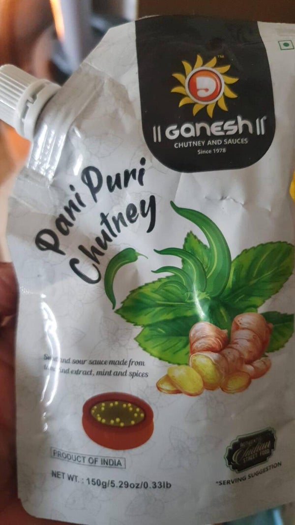 Ganesh Bhel  Ganesh Pani Puri Chutney 150g
