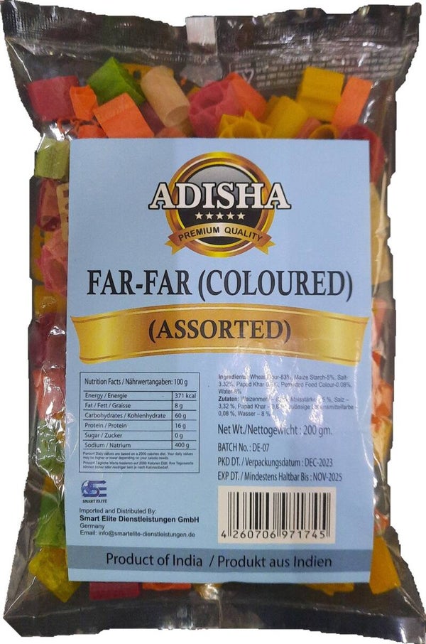 Adisha Farfar Assorted(Coloured) 200gm