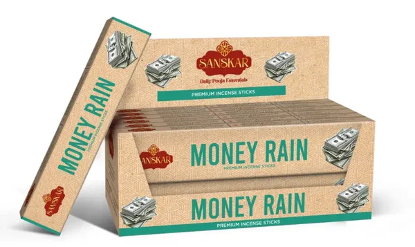 Sanskar Money Rain Agarbatti 15 Sticks