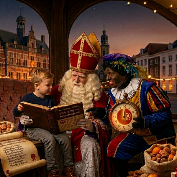 Sinterklaas & 4 pieten (60 min)