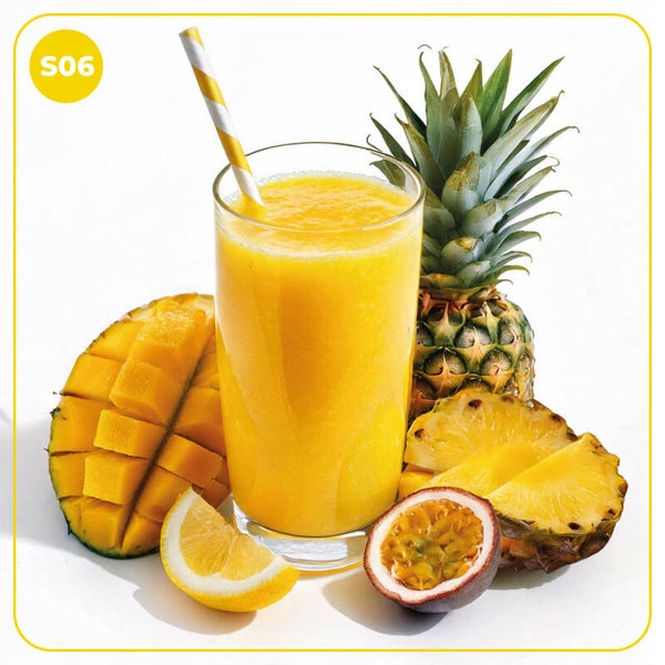 S06 Mango-Ananas-Passion Fruit- Succo di Limone
