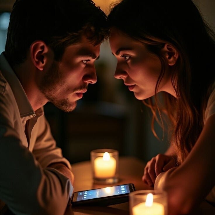 Couple en harmonie après un travail spirituel de retour affectif et rééquilibrage énergétique