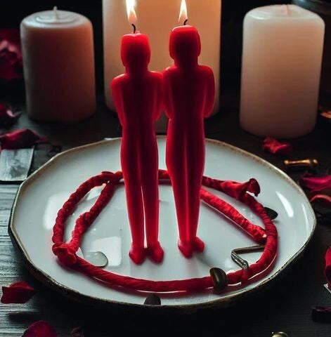 rituel puissant retour affectif avec bougies rouges