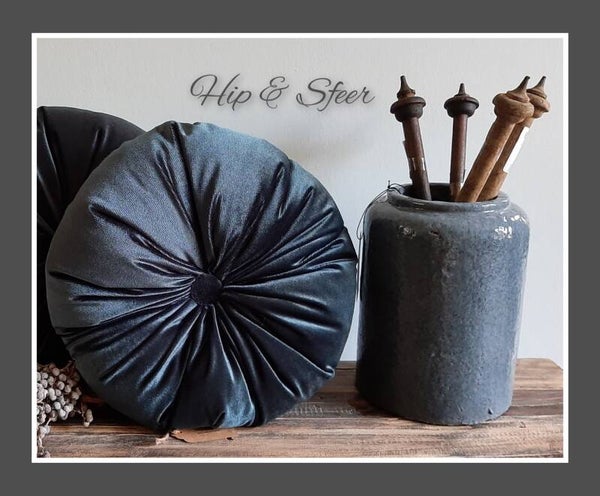 Pot blauw/grijs