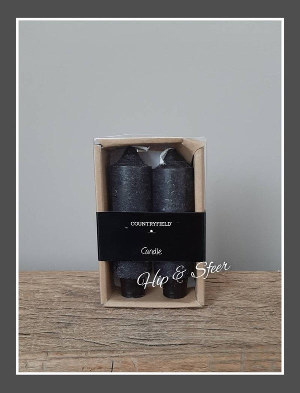 Robuuste zwarte kaarsjes