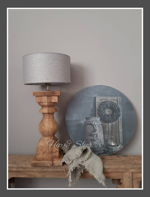 Robuuste baluster lampenvoet