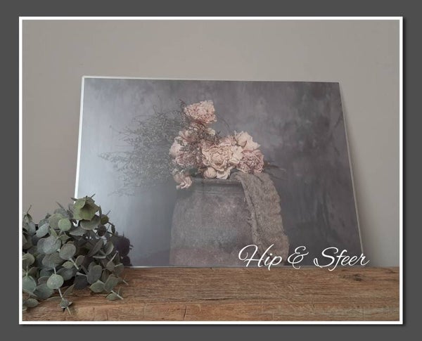 Placemat kan met bloemen