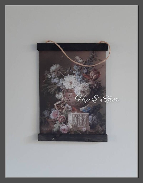 Wanddoek bloemenpracht klein