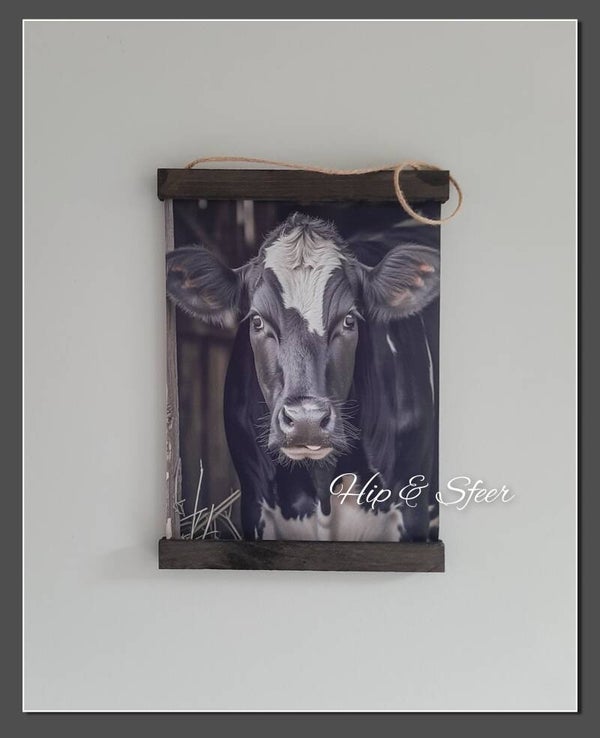 Wanddoek Koe klein