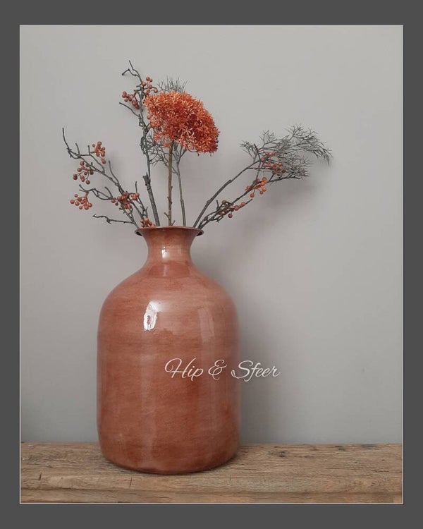 Metalen vaas "Terra"