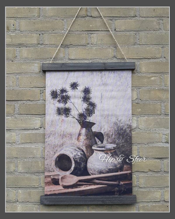 Wanddoek Tuimelpotjes middel