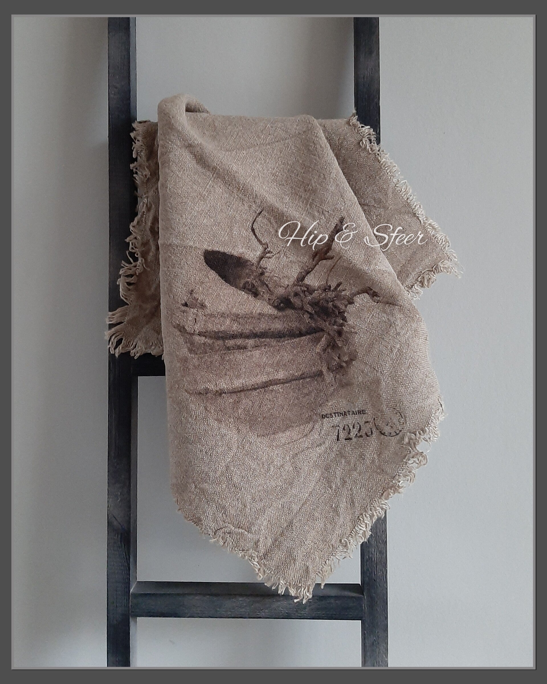 Shabbydoek Schalen kleur