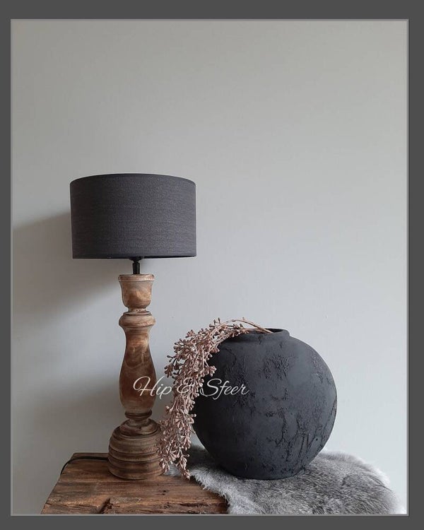 Houten lampenvoet