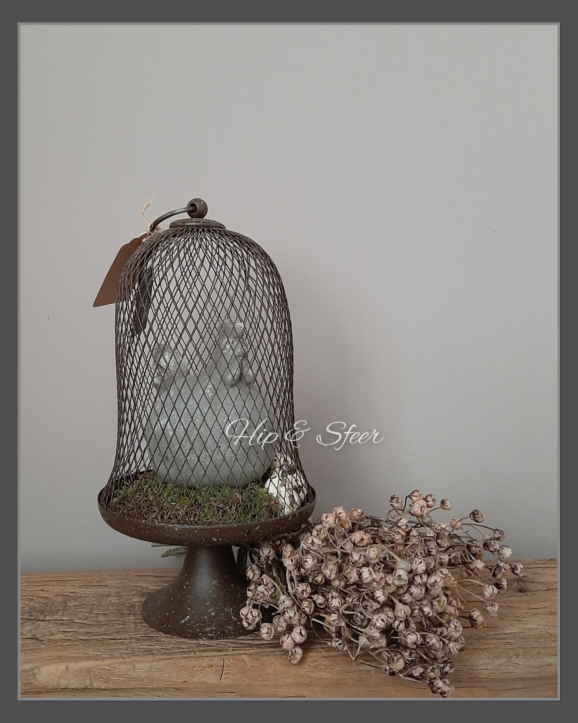 Metalen decoratie kooitje