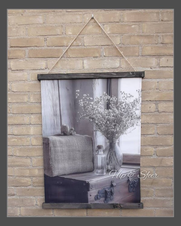 Wanddoek Koffer