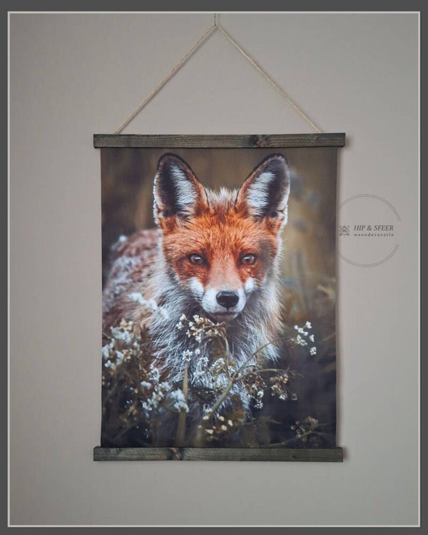 Wanddoek Vos kleur