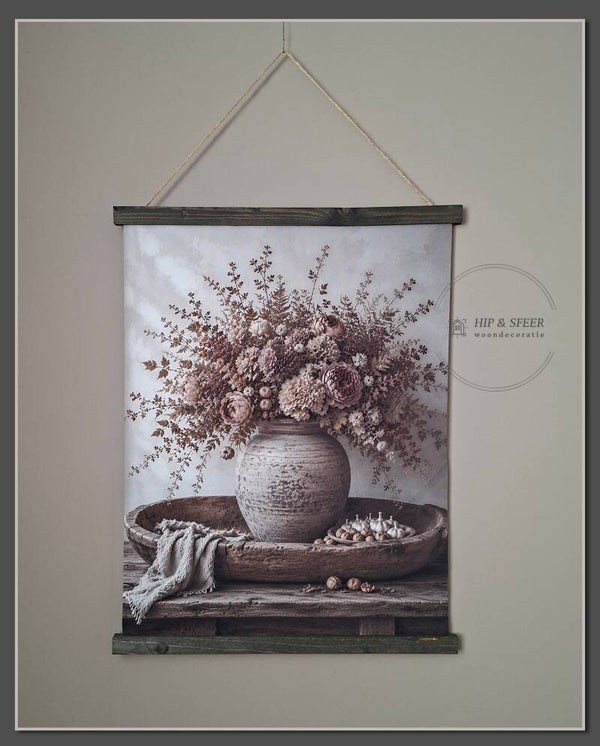 Wanddoek Boeket