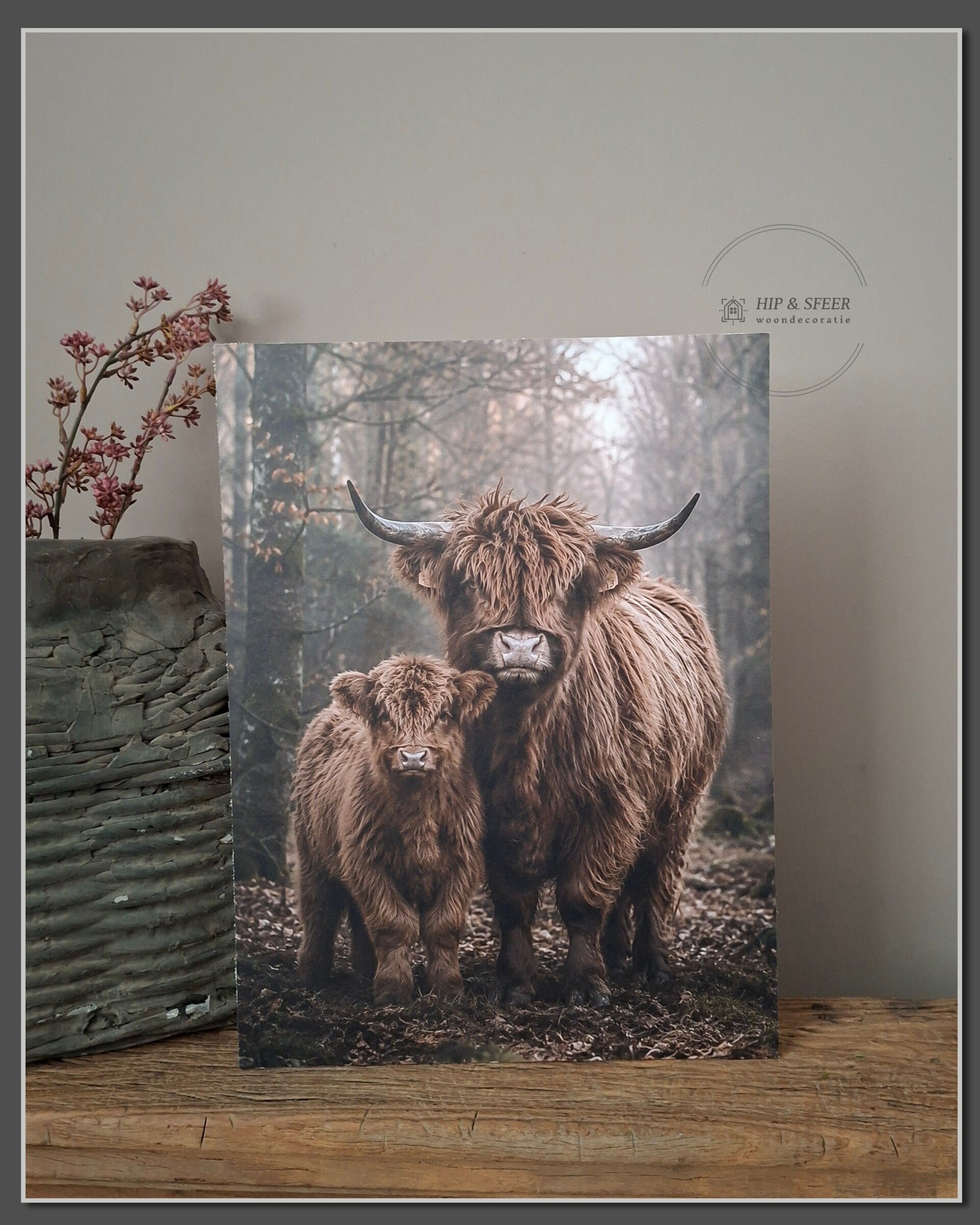 Houten paneel Hooglanders