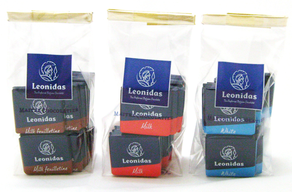 Set van 3 zakjes chocolade