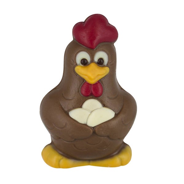 Kip vierkleurig 40g melkchocolade