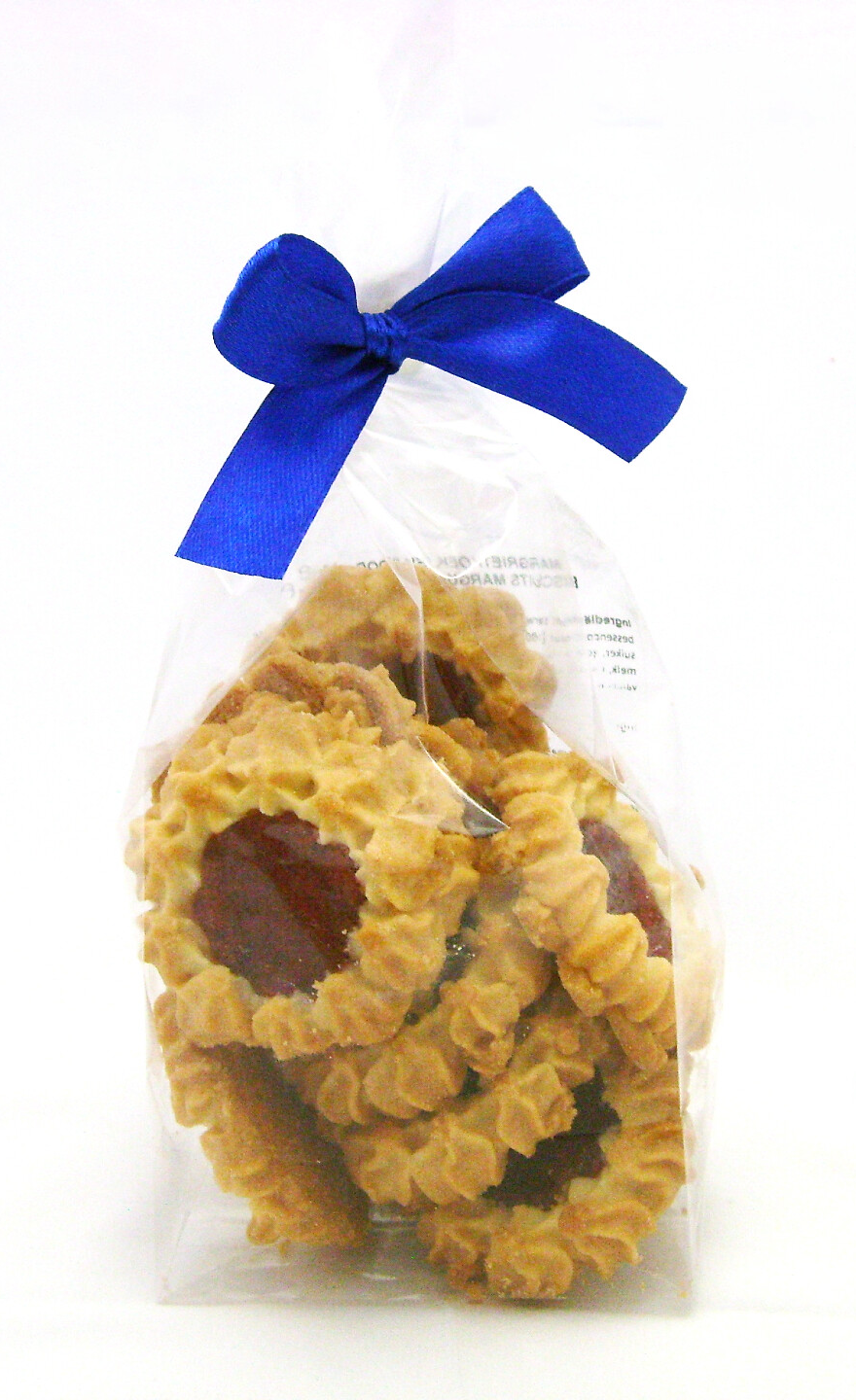 Margrietkoekjes met rode bessenconfituur 125g