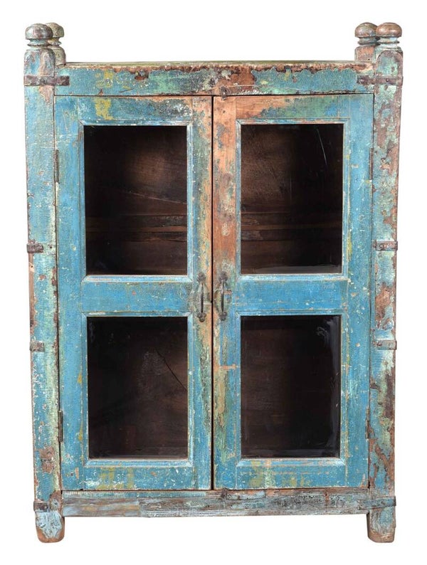 Wooden glass cupboard