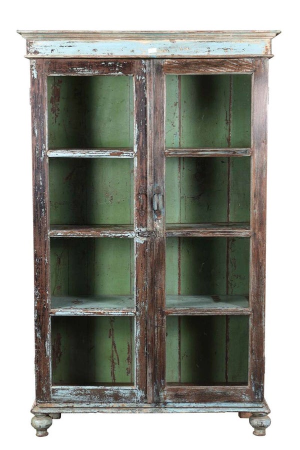 Wooden glass cupboard