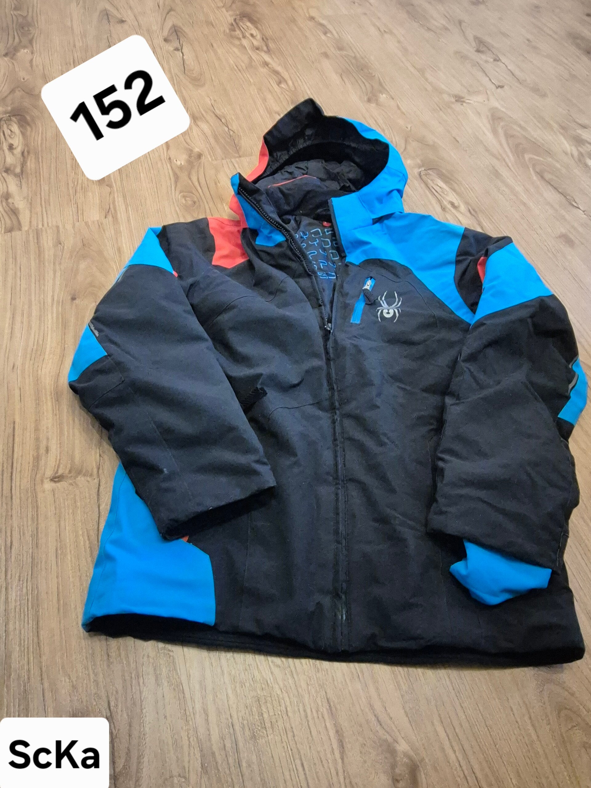152/Skijacke Blau
