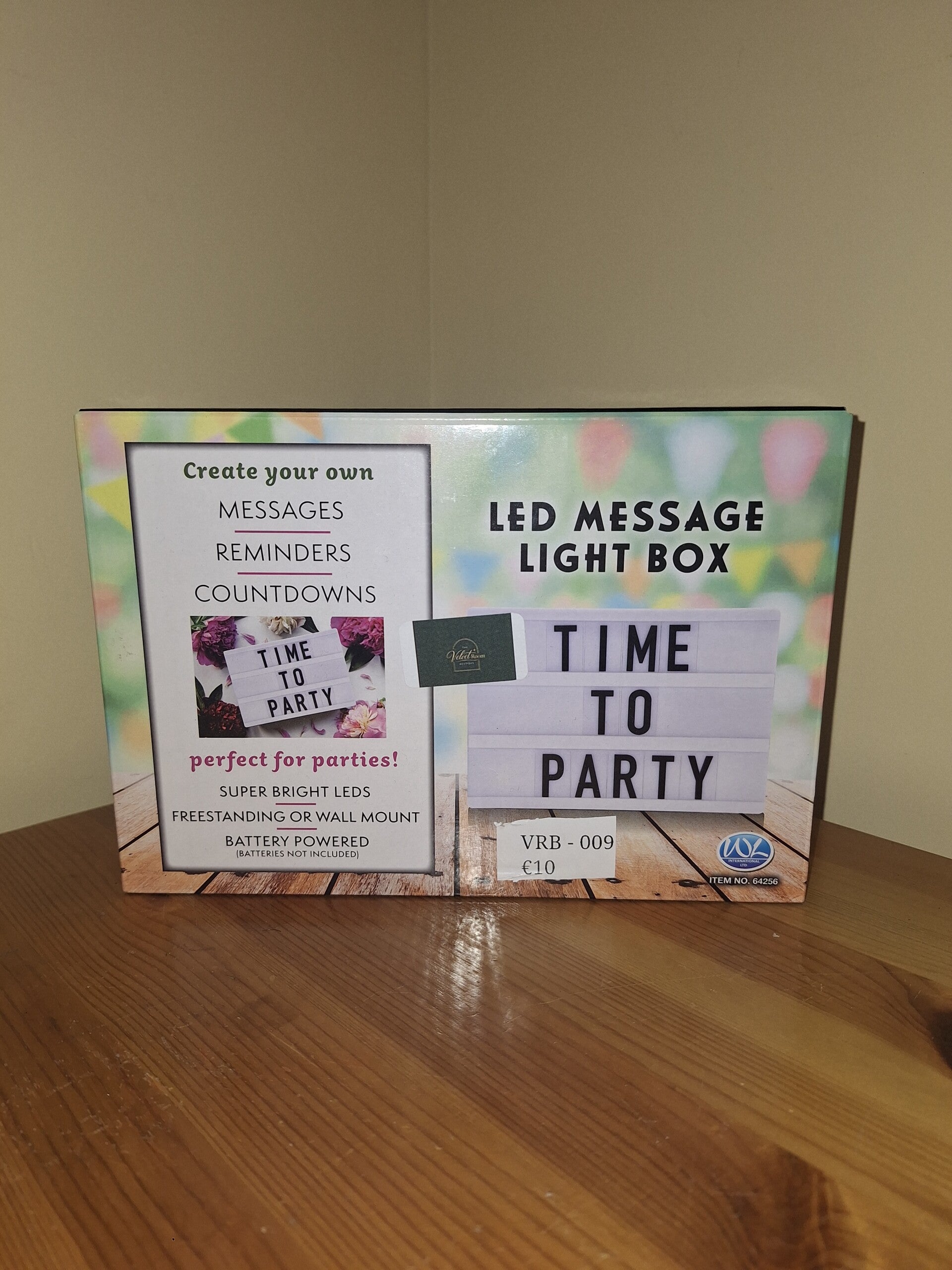 💡 LED Message Light Box