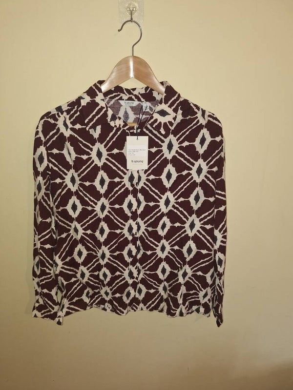 Burgundy Pattern Shirt