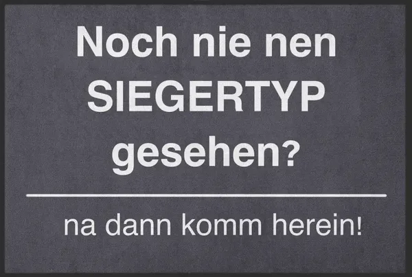 Fussmatte Siegertyp