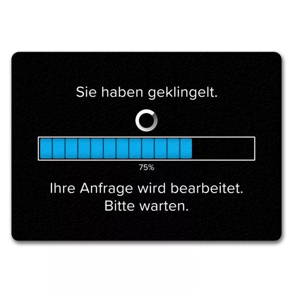 Sie haben geklingelt